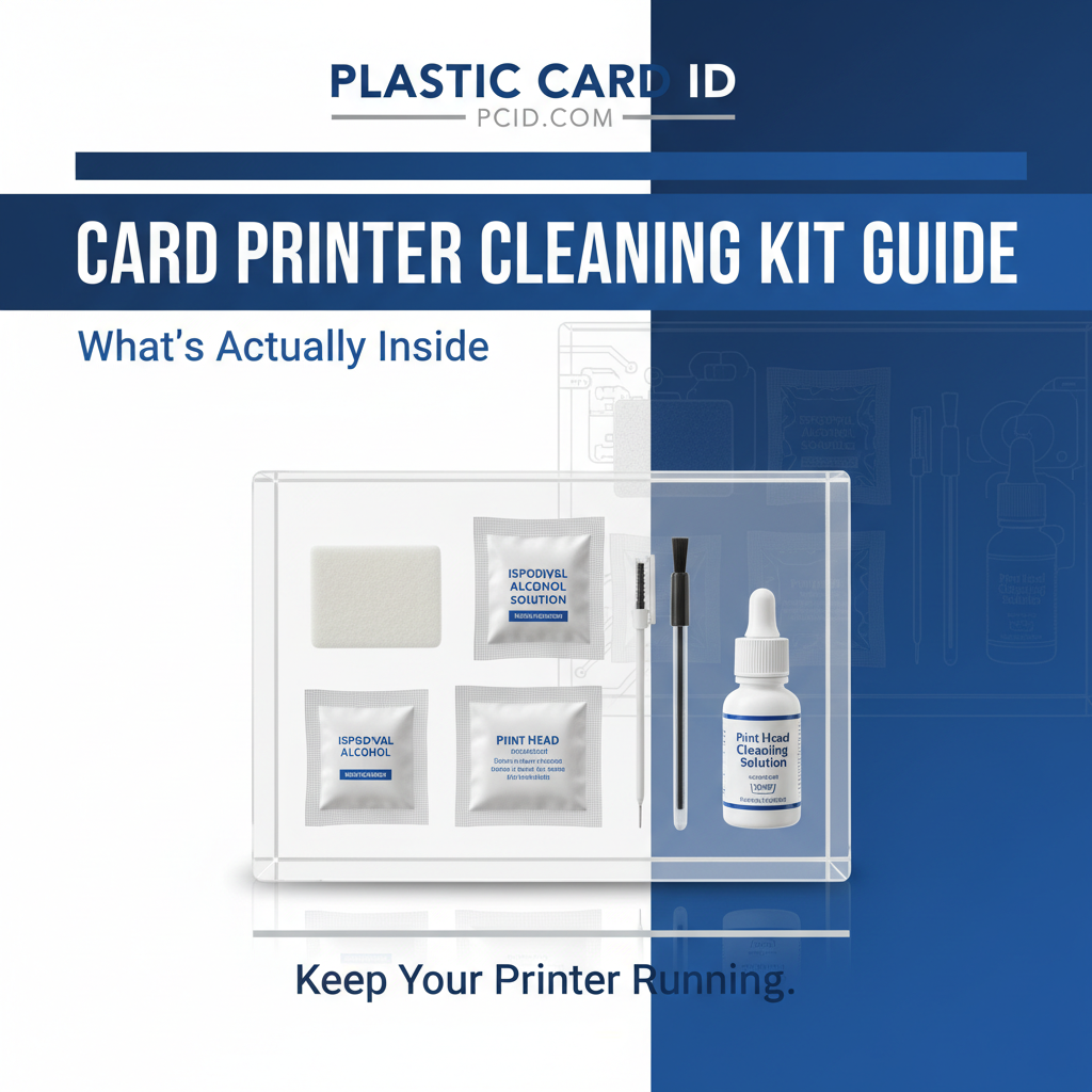 What's Actually Inside a Card Printer Cleaning Kit